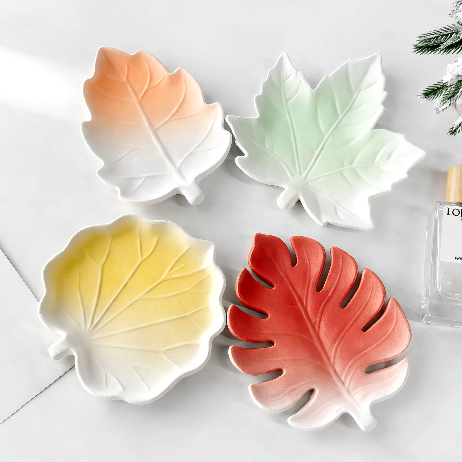 DIY Gypsum Form Leaf Coaster S – обзор и цена Serving Tray Mold