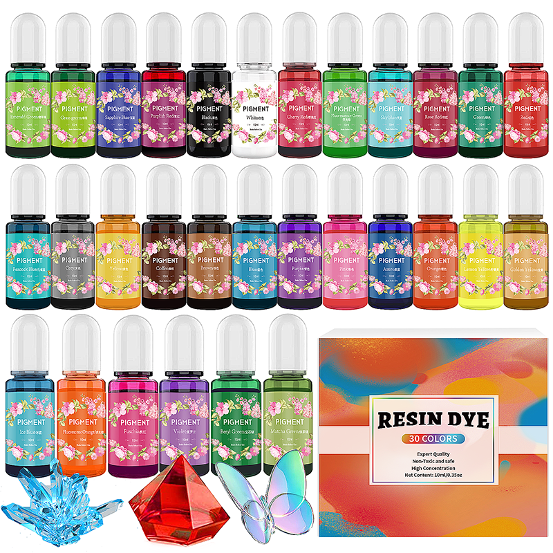 DIY Epoxy Resin Pigment Kit Ca – обзор и цена Resin Jewelry Kit