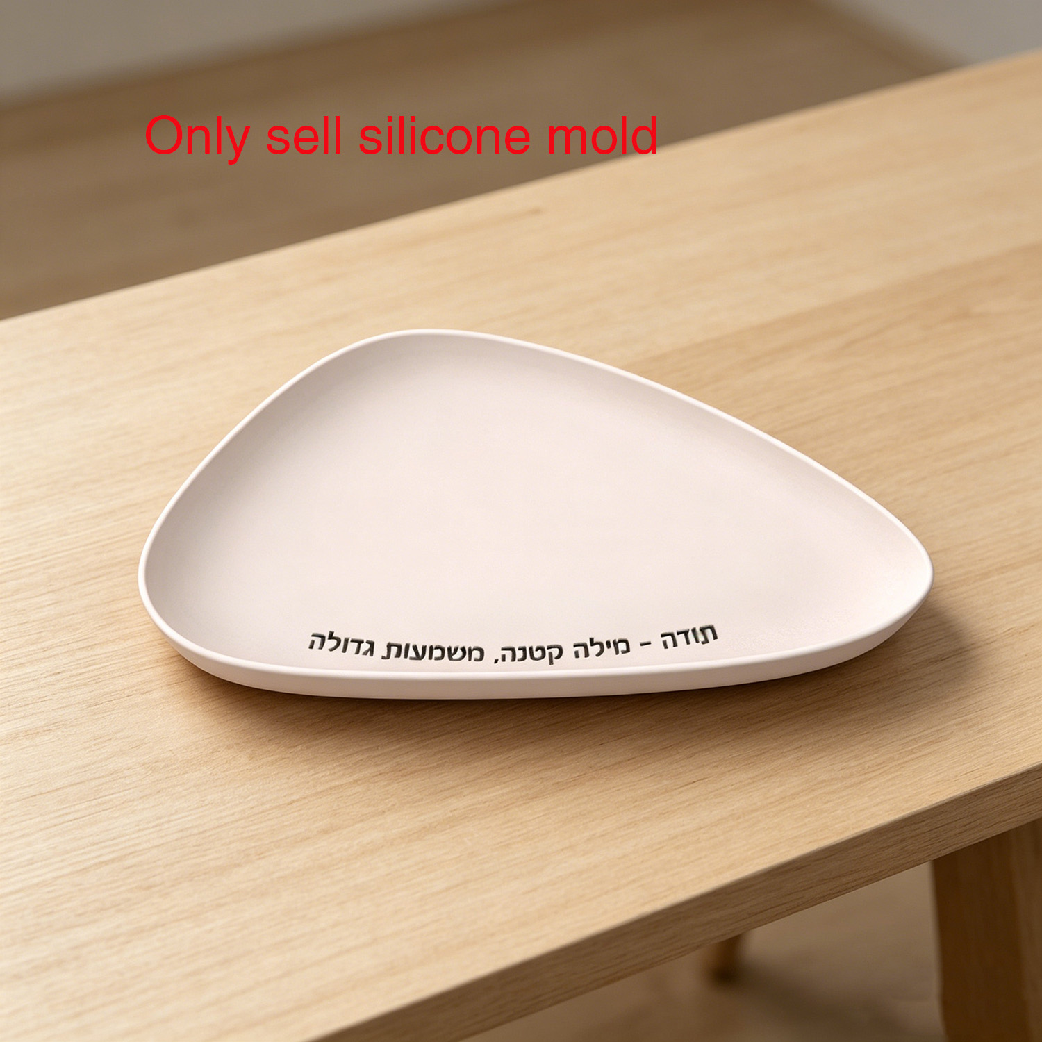 Silicone Tray Mold with Hebrew – обзор и цена Serving Tray Mold