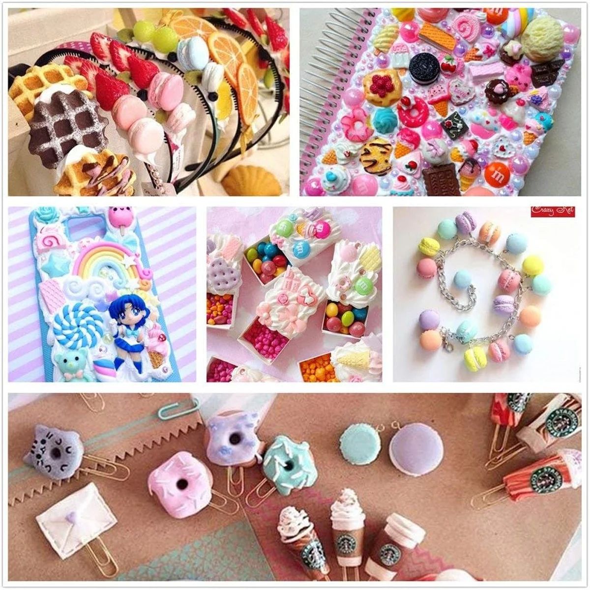 30pcs Random Candy Slime Charm – обзор и цена Resin Craft Supplies