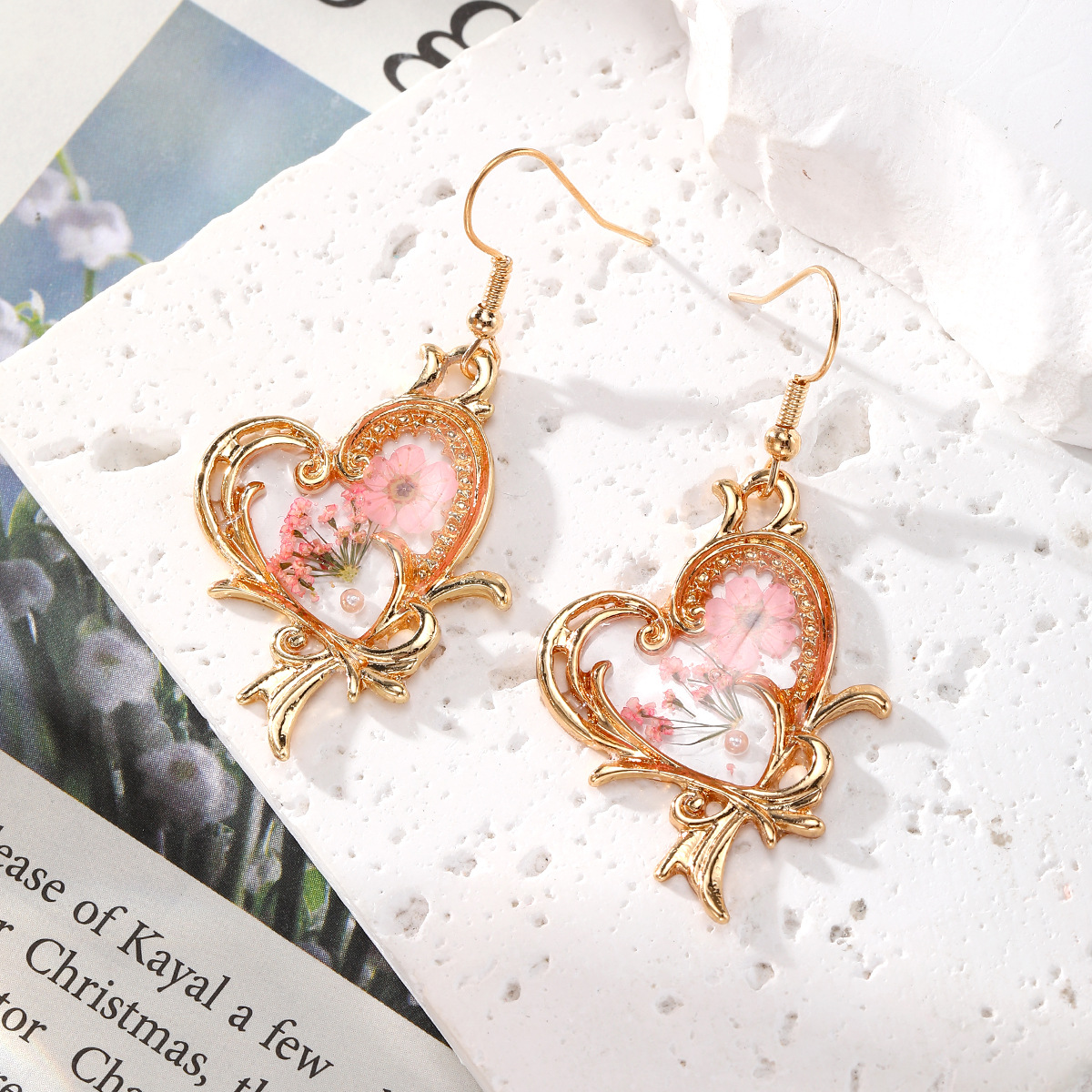 New Dried Flower Dangle Earrin – обзор и цена Dried Flower Bulk