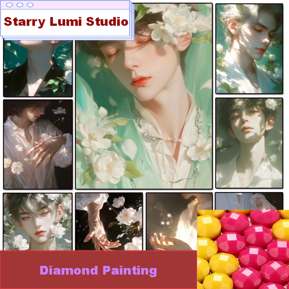 Handsome Boy 5d Diy Diamond Pa – обзор и цена Resin Jewelry Kit