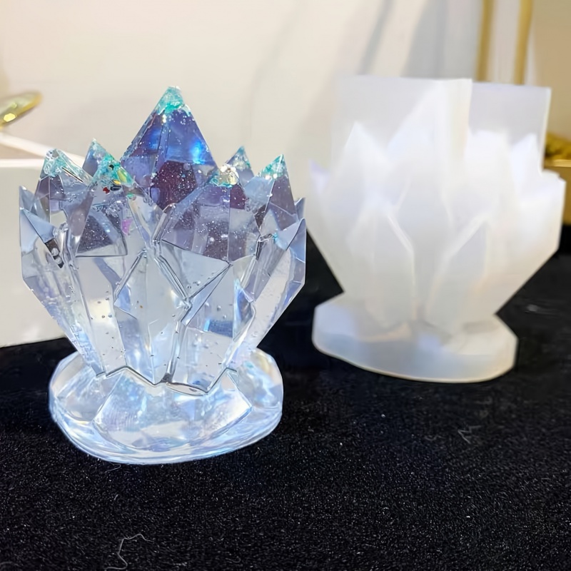 1pcCrystal Cluster Decorative  – обзор и цена Serving Tray Mold
