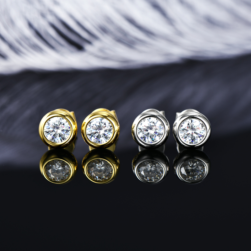 IOGOU 6.5mm 1ct Bezel Moissani – обзор и цена Bezels Set Pendant