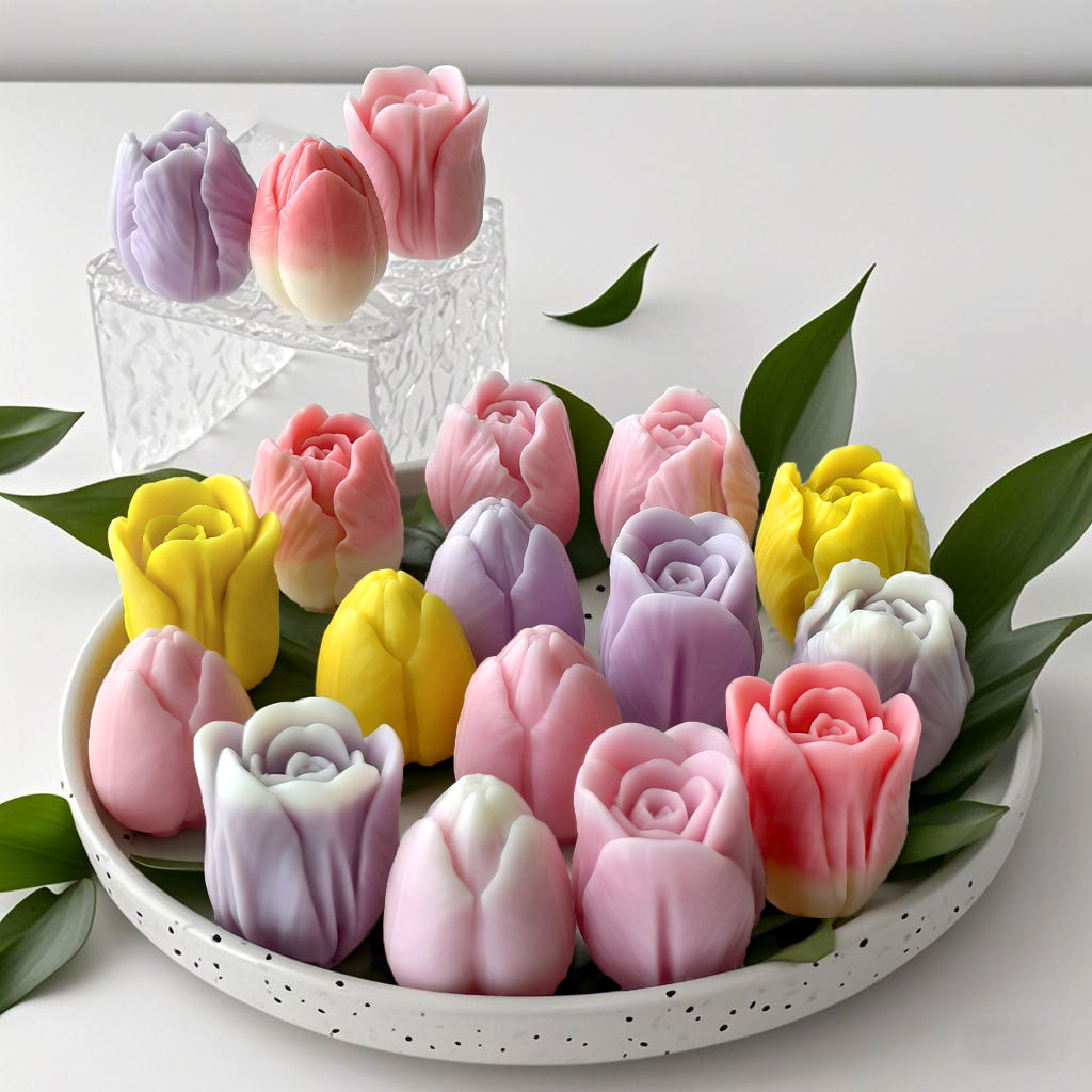 DIY tulip candle silicone mold – обзор и цена Flower Preservation Resin