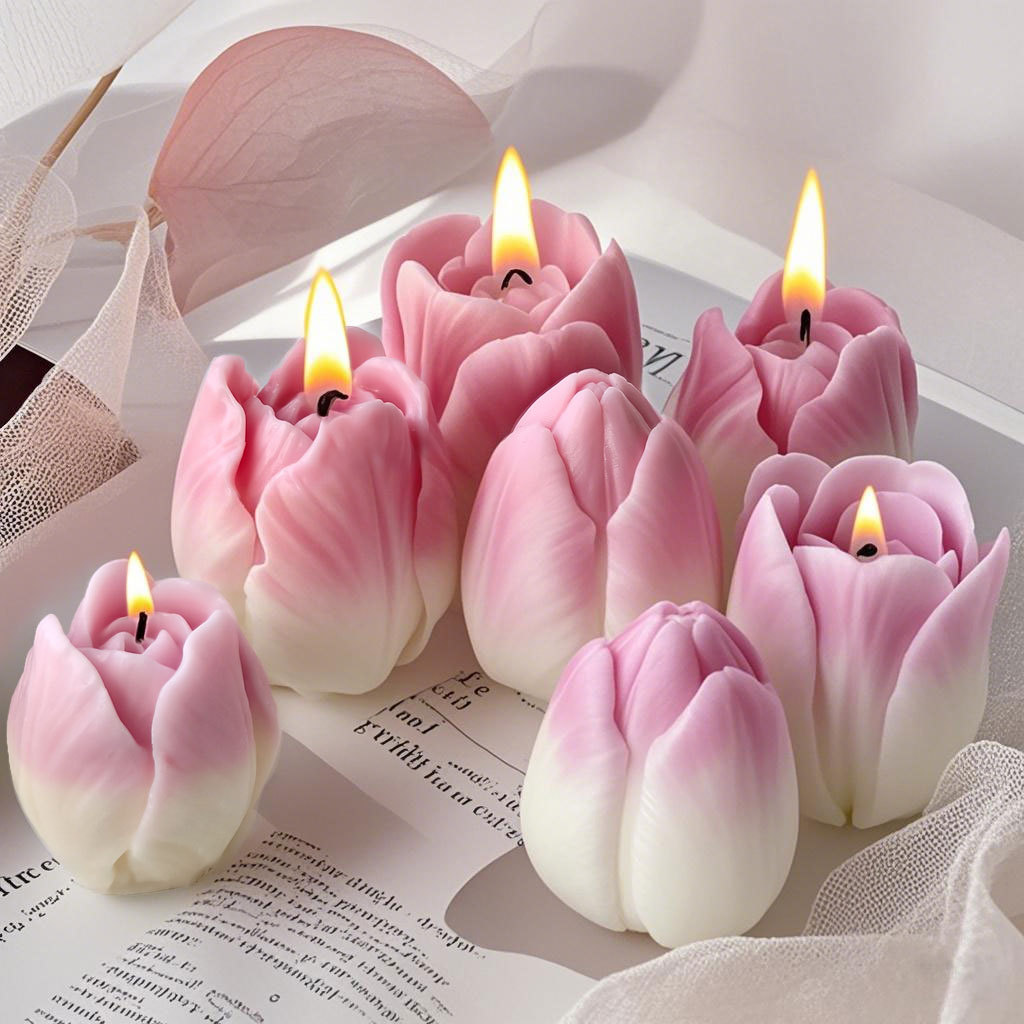 DIY tulip candle silicone mold – обзор и цена Flower Preservation Resin