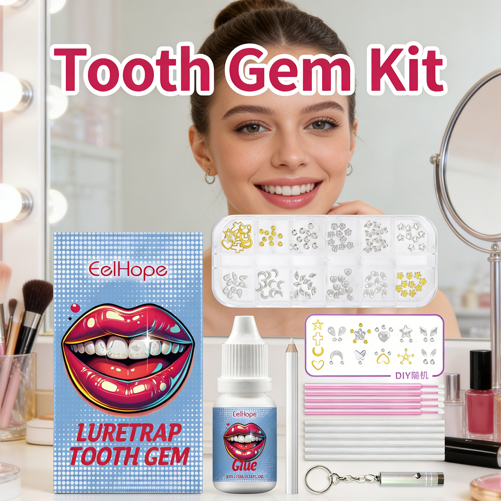 Tooth Gems Sparkling Teeth Jew – обзор и цена Resin Jewelry Kit