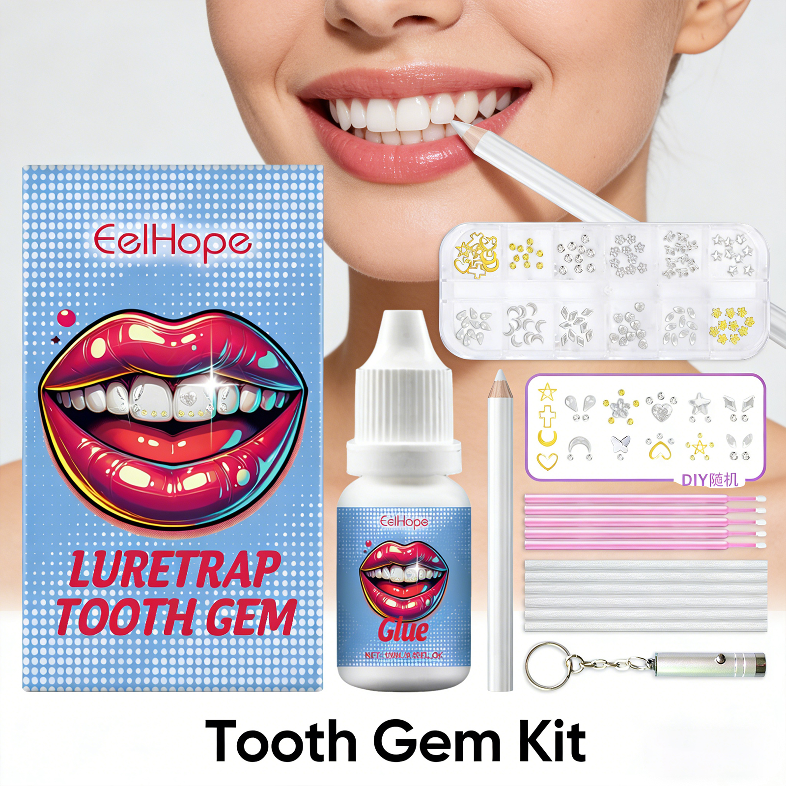 Tooth Gems Sparkling Teeth Jew – обзор и цена Resin Jewelry Kit