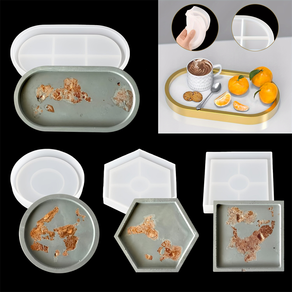 4pcs/Set Storage Tray Coaster  – обзор и цена Serving Tray Mold