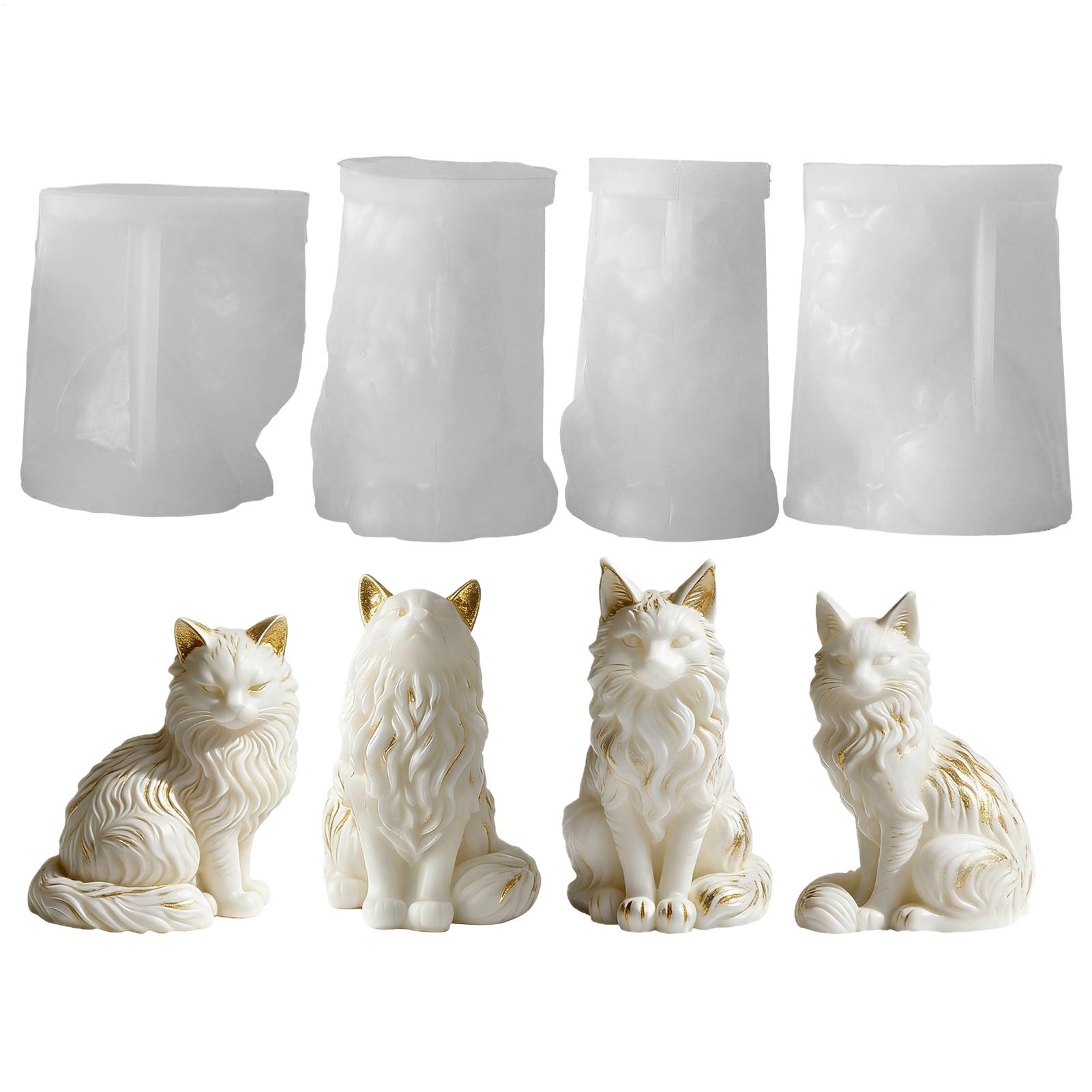 Cat Resin Mold | Sitting Cat S – обзор и цена Resin Craft Workshop