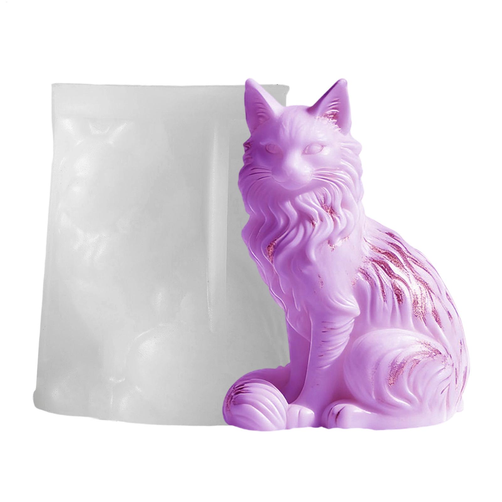 Cat Resin Mold | Sitting Cat S – обзор и цена Resin Craft Workshop