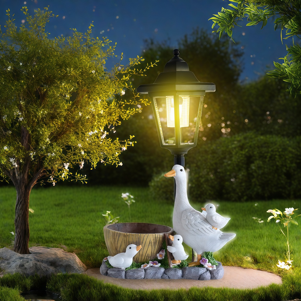 Solar Duck Night Light Garden  – обзор и цена Resin Craft Supplies