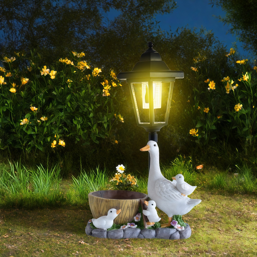Solar Duck Night Light Garden  – обзор и цена Resin Craft Supplies