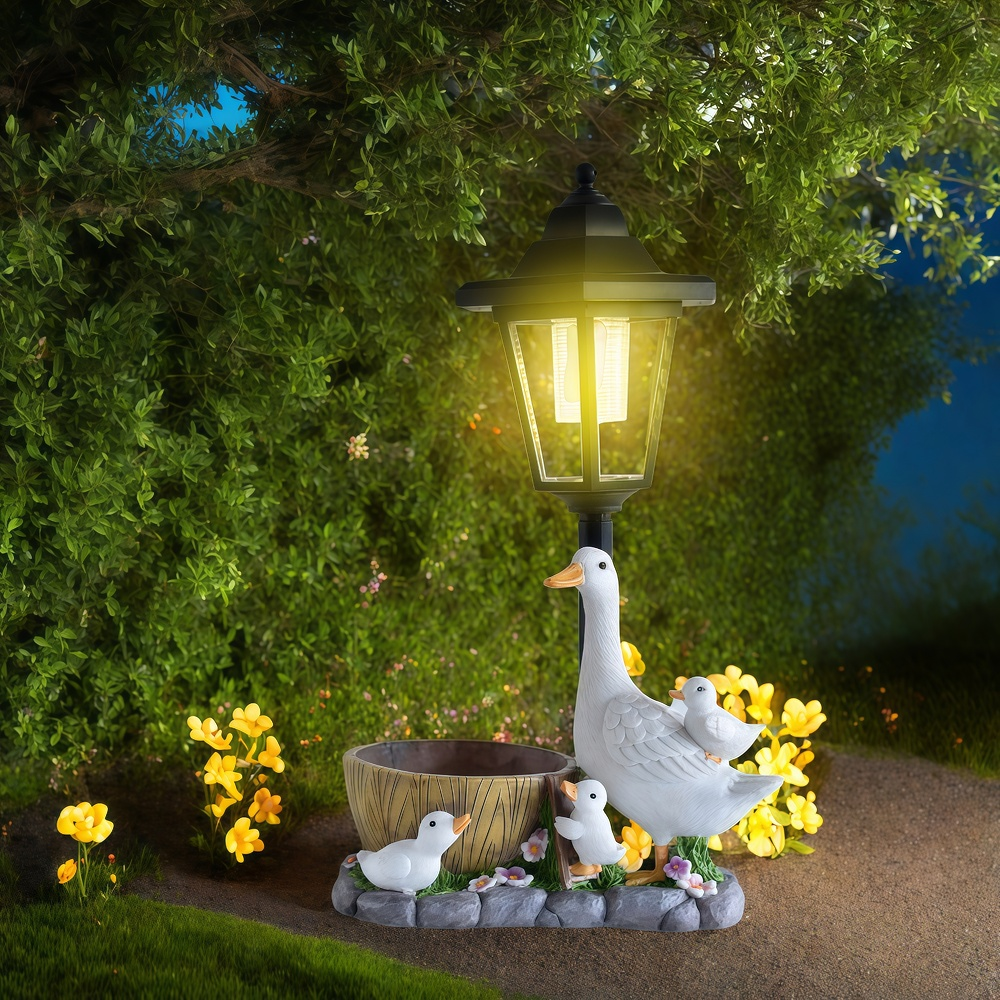 Solar Duck Night Light Garden  – обзор и цена Resin Craft Supplies