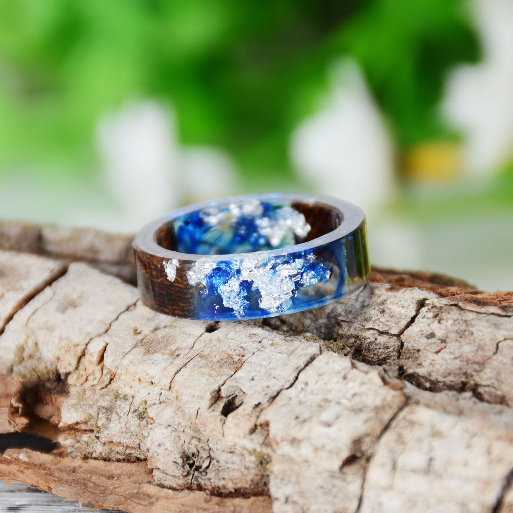 Creative Wooden Resin Ring for – обзор и цена Dried Flower Bulk