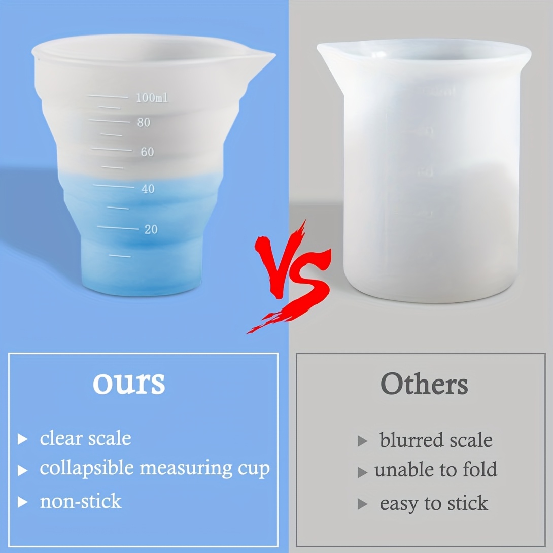 50-500ml Foldable Silicone Mea – обзор и цена Mixing Cup Silicone
