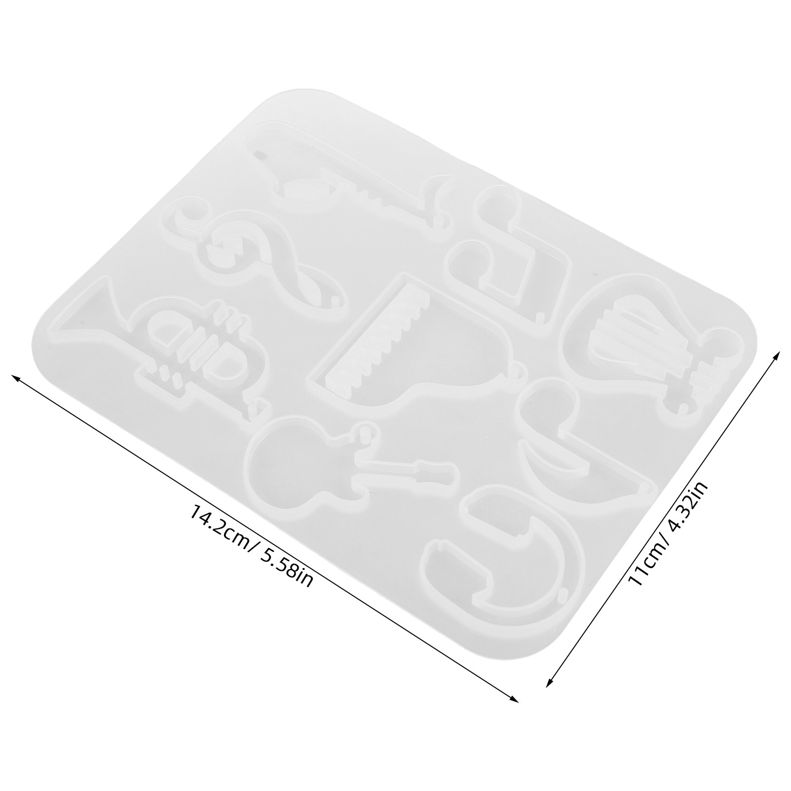 3Pcs Music Themed Silicone Mol – обзор и цена Resin Craft Workshop