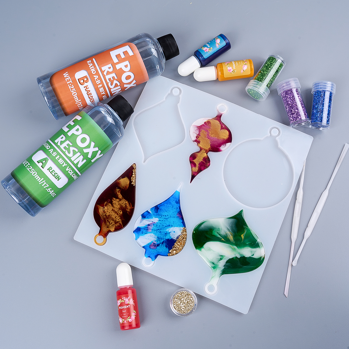 1:1 AB Resin Epoxy Glue Kit Hi – обзор и цена Resin Jewelry Kit