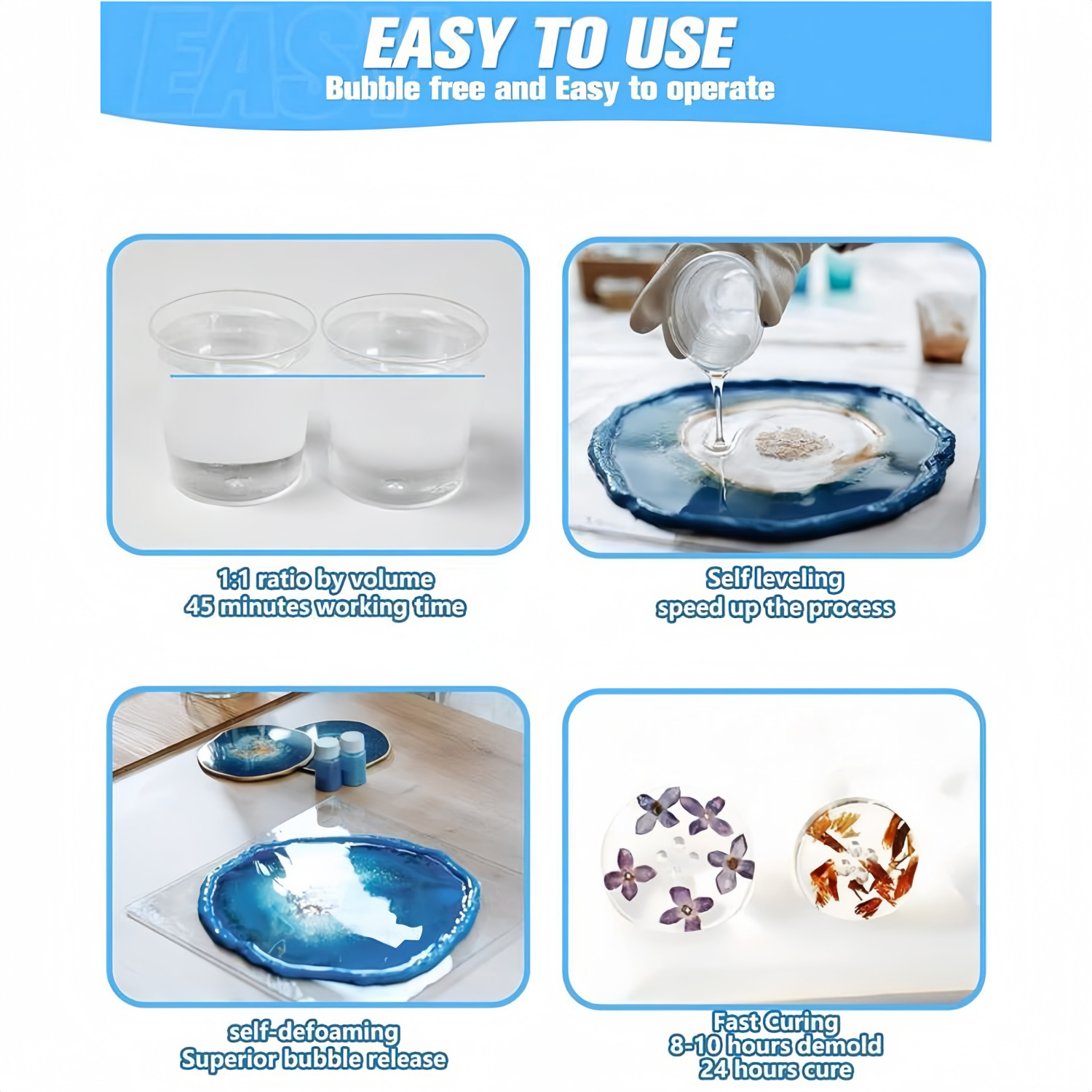 16.9oz Clear Epoxy Resin Kit C – обзор и цена Resin Jewelry Kit