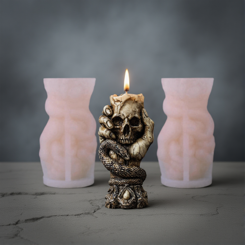 Halloween Skull Aroma Candle S – обзор и цена Resin Craft Workshop
