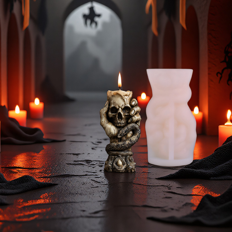 Halloween Skull Aroma Candle S – обзор и цена Resin Craft Workshop