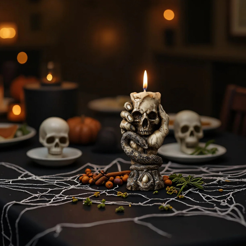 Halloween Skull Aroma Candle S – обзор и цена Resin Craft Workshop