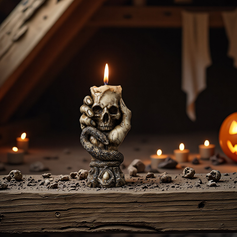 Halloween Skull Aroma Candle S – обзор и цена Resin Craft Workshop