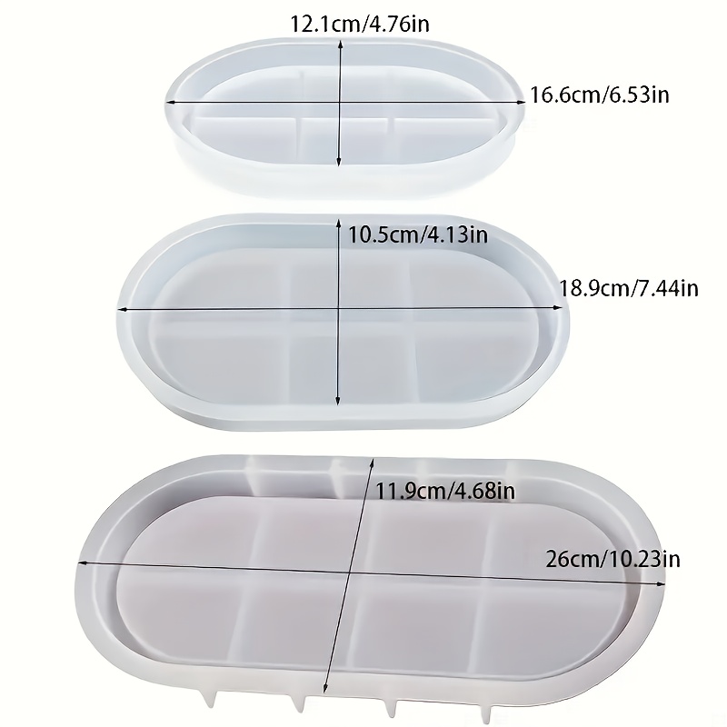 Oval silicone mold for concret – обзор и цена Serving Tray Mold