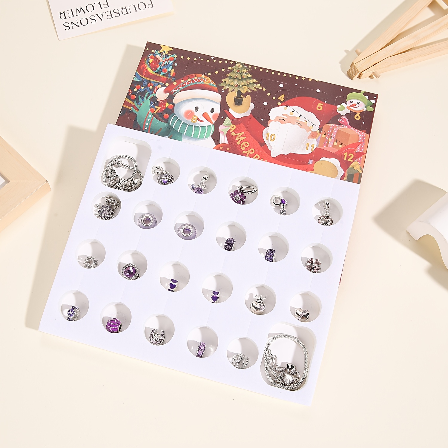 Christmas purple beads DIY jew – обзор и цена Resin Jewelry Kit