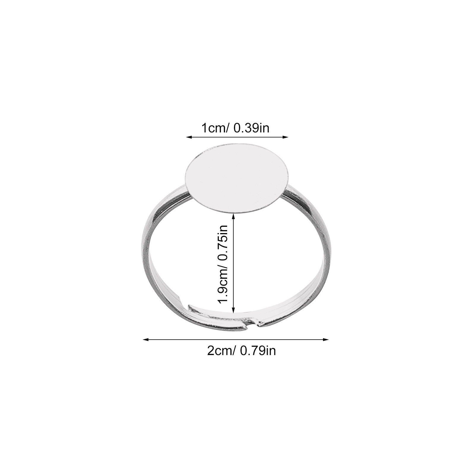 20Pcs Adjustable Blank Ring Fi – обзор и цена Resin Craft Supplies