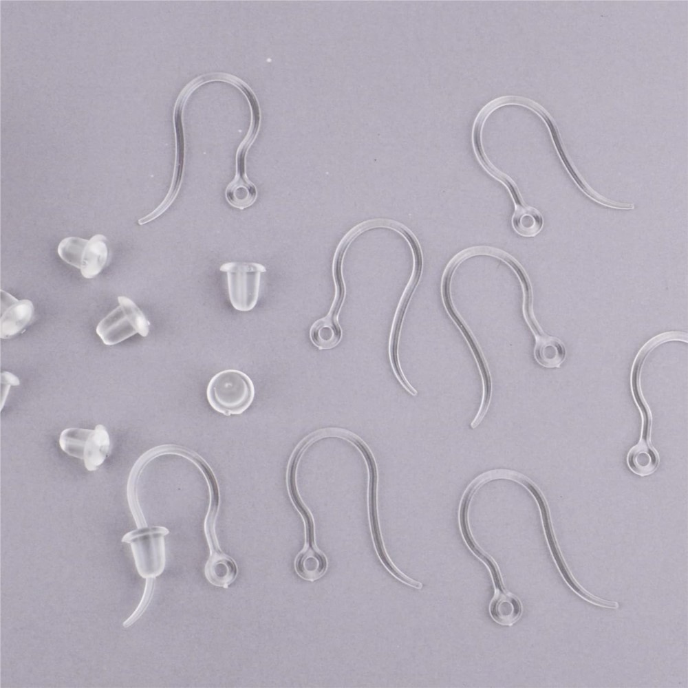 40pcs Clear Plastic Earring Ho – обзор и цена Resin Craft Projects