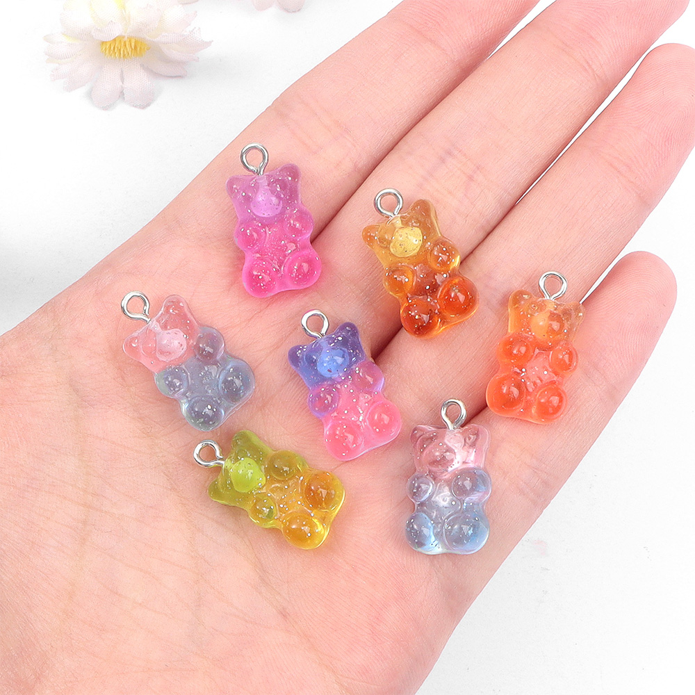 60pcs Dual Color Resin Bear Sh – обзор и цена Resin Craft Supplies