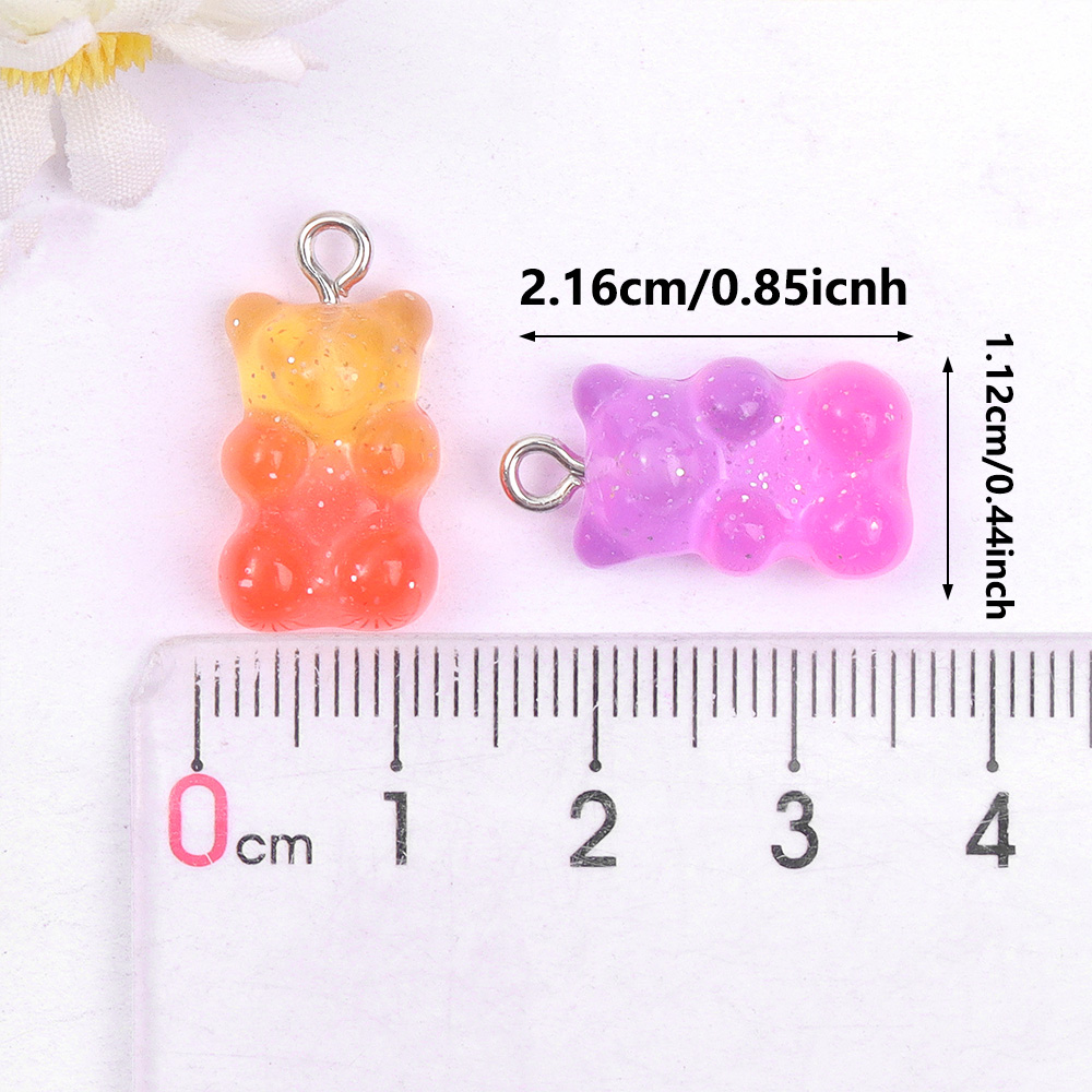 60pcs Dual Color Resin Bear Sh – обзор и цена Resin Craft Supplies