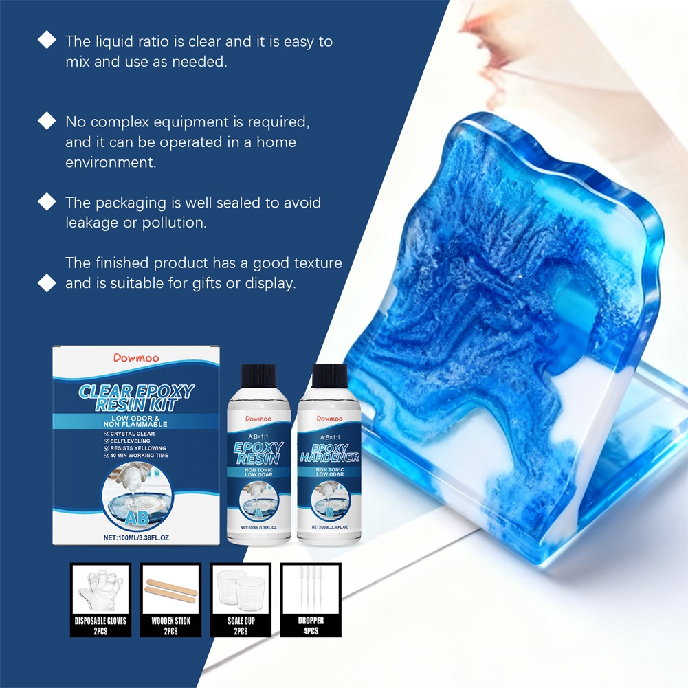 DIY Crystals Clear Epoxys Resi – обзор и цена Resin Jewelry Kit