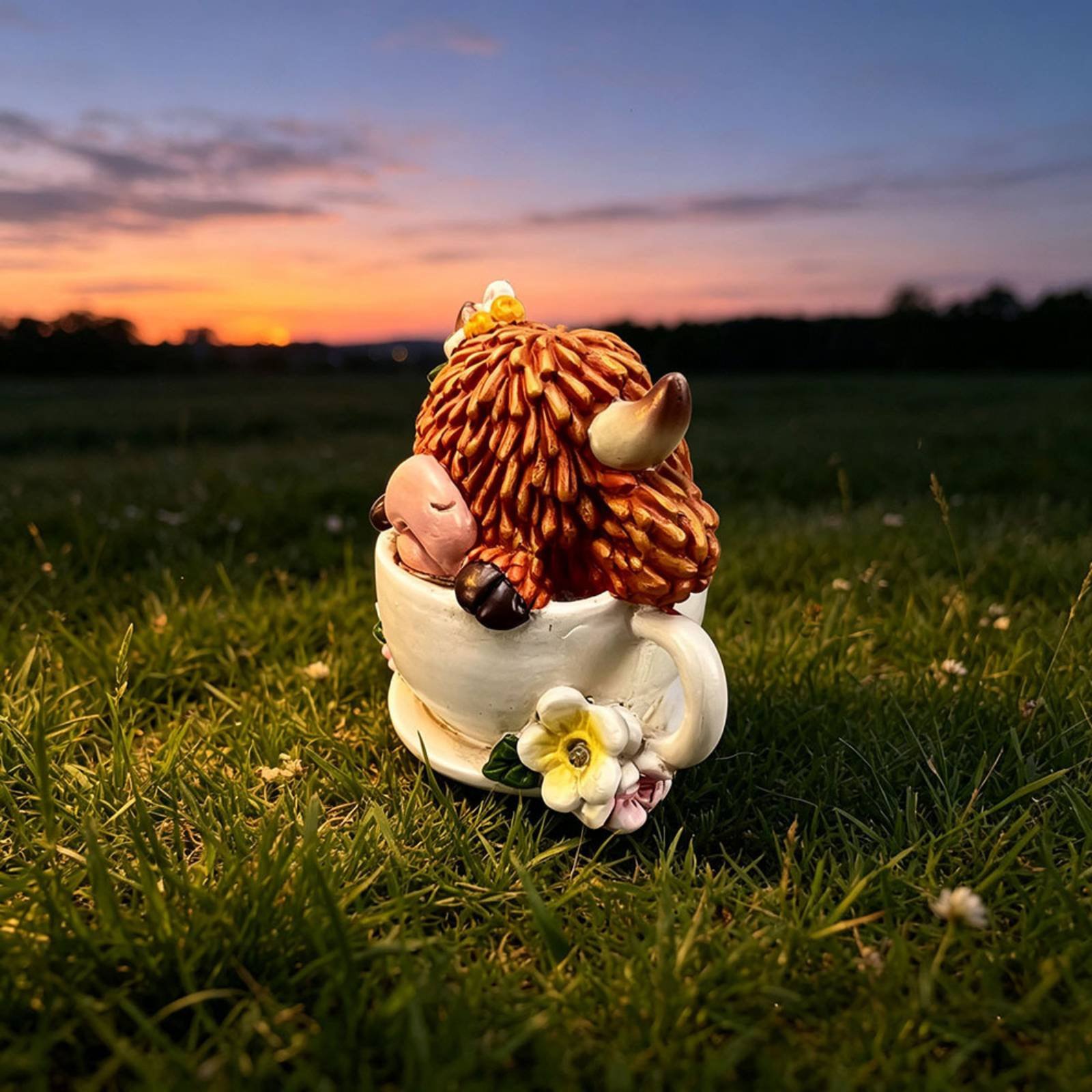 Highland Cow Garden Light Resi – обзор и цена Resin Crafts