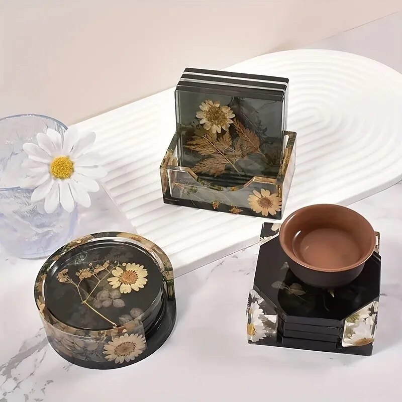 Coaster Resin Molds Set Includ – обзор и цена Serving Tray Mold