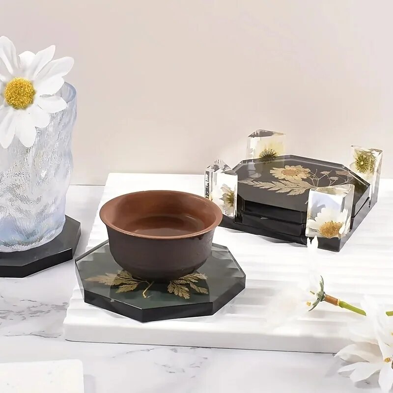 Coaster Resin Molds Set Includ – обзор и цена Serving Tray Mold