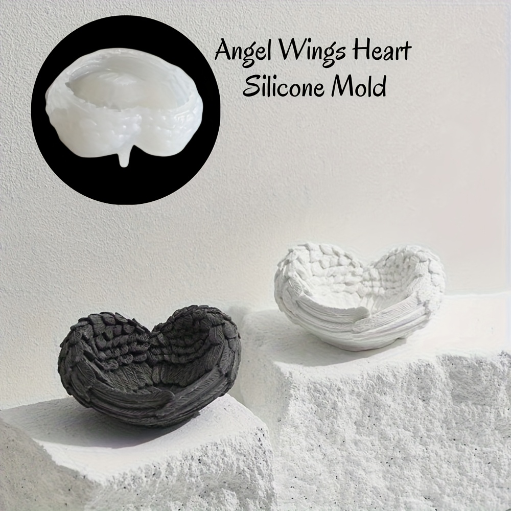1pc Angel Wing Heart Silicone  – обзор и цена Resin Craft Ideas