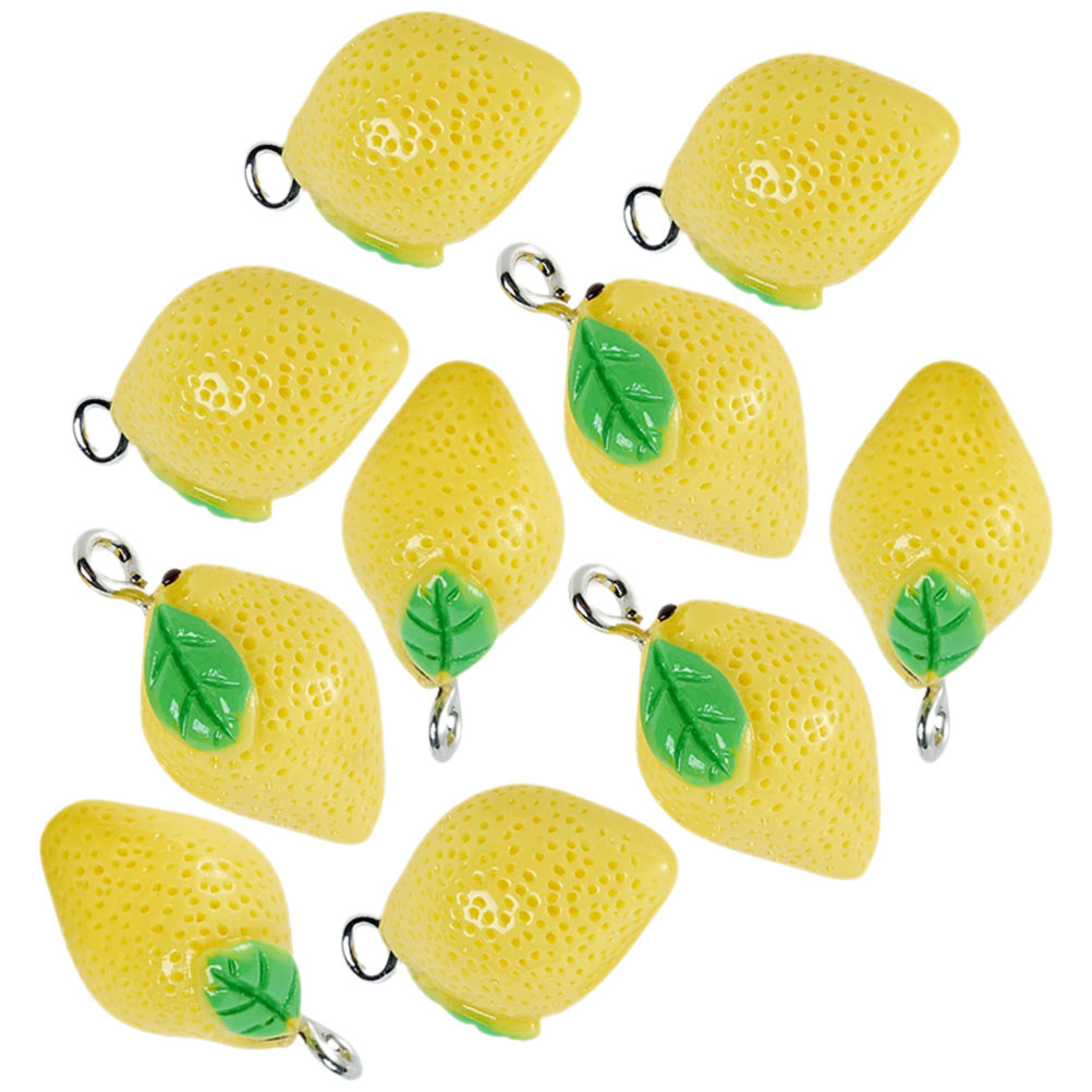 10Pcs Mini Lemon Charms Resin  – обзор и цена Resin Crafts