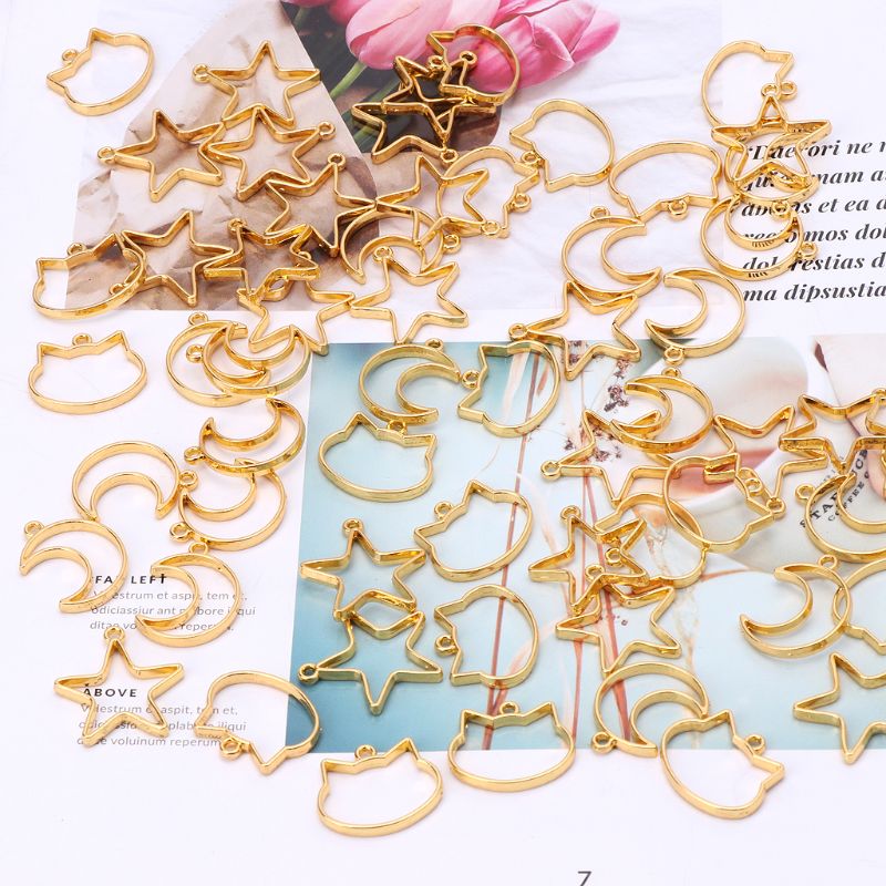 90 Pieces Mini Geometric Frame – обзор и цена Bezels Set Pendant