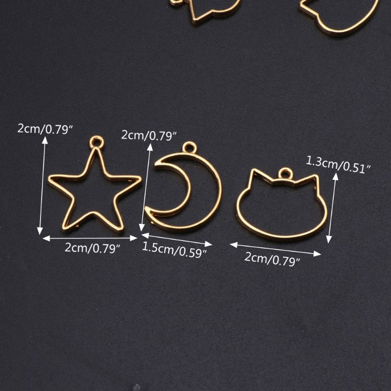 90 Pieces Mini Geometric Frame – обзор и цена Bezels Set Pendant