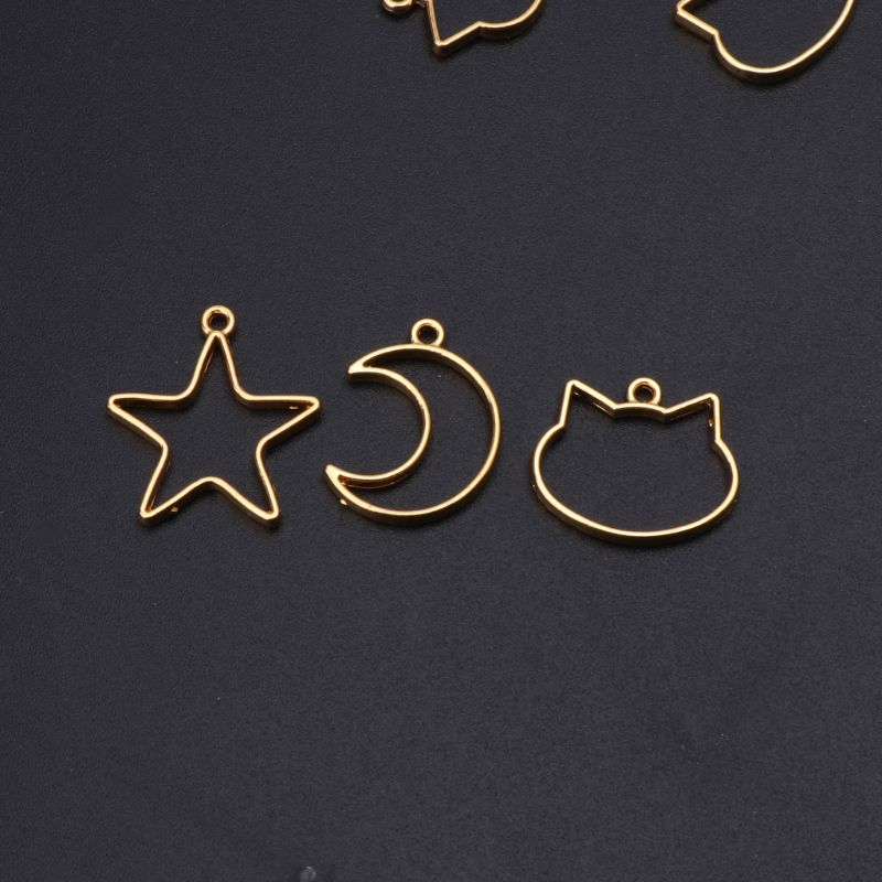 90 Pieces Mini Geometric Frame – обзор и цена Bezels Set Pendant