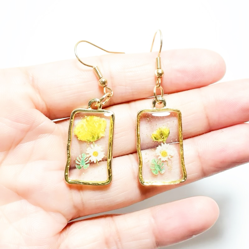 Dried Flower Earrings Heart Re – обзор и цена Dried Flower Bulk