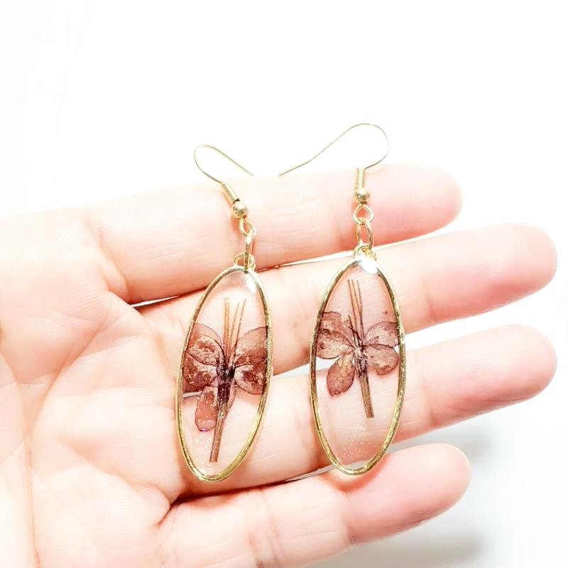 Dried Flower Earrings Heart Re – обзор и цена Dried Flower Bulk