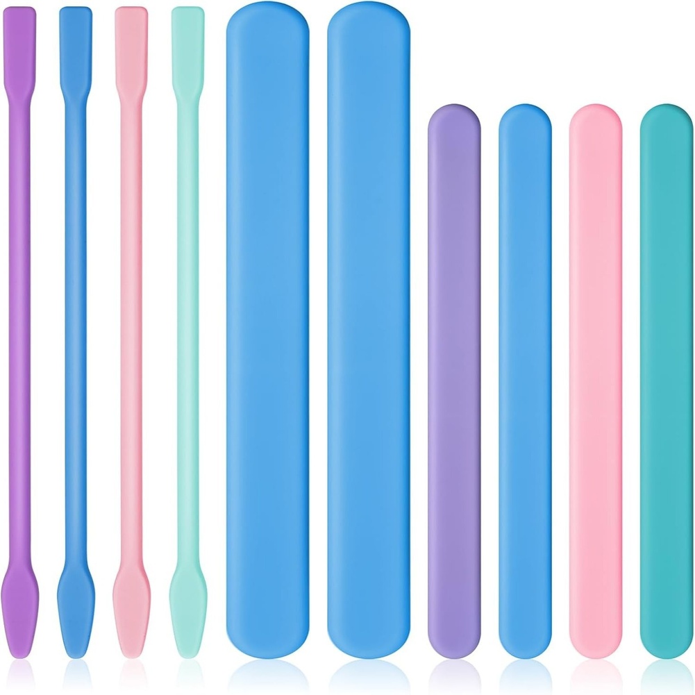 10 Piece Silicone Stirring Set – обзор и цена Resin Craft Workshop