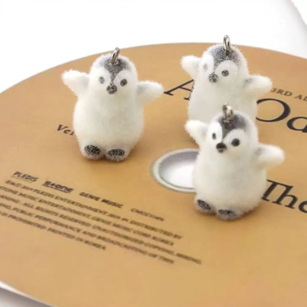 5pcs Flocking Small Penguin Re – обзор и цена Resin Craft Projects