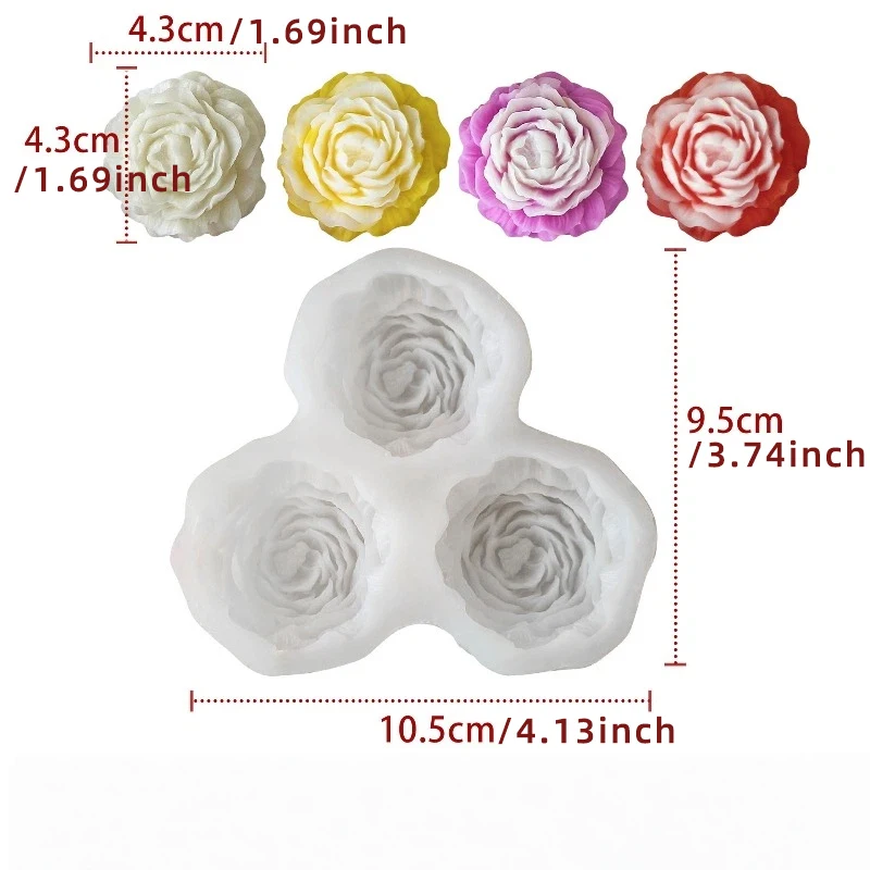 Peony Flower Candle Silicone M – обзор и цена Resin Craft Ideas