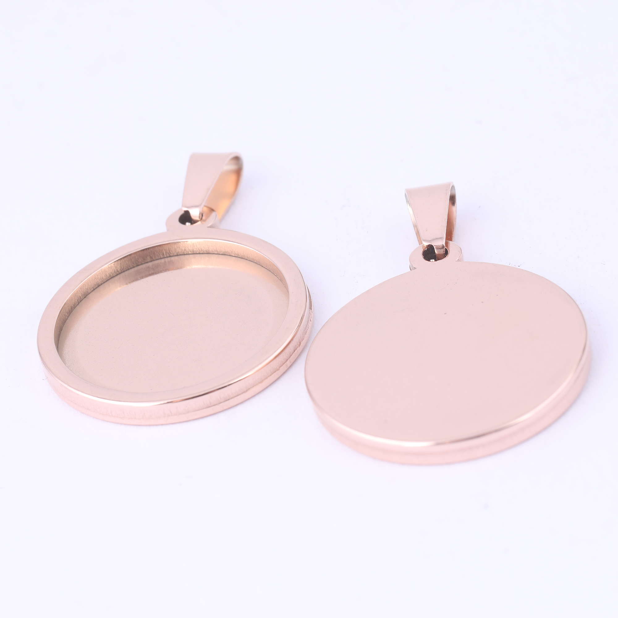 5pcs Stainless Steel 16mm 18mm – обзор и цена Bezels Set Pendant