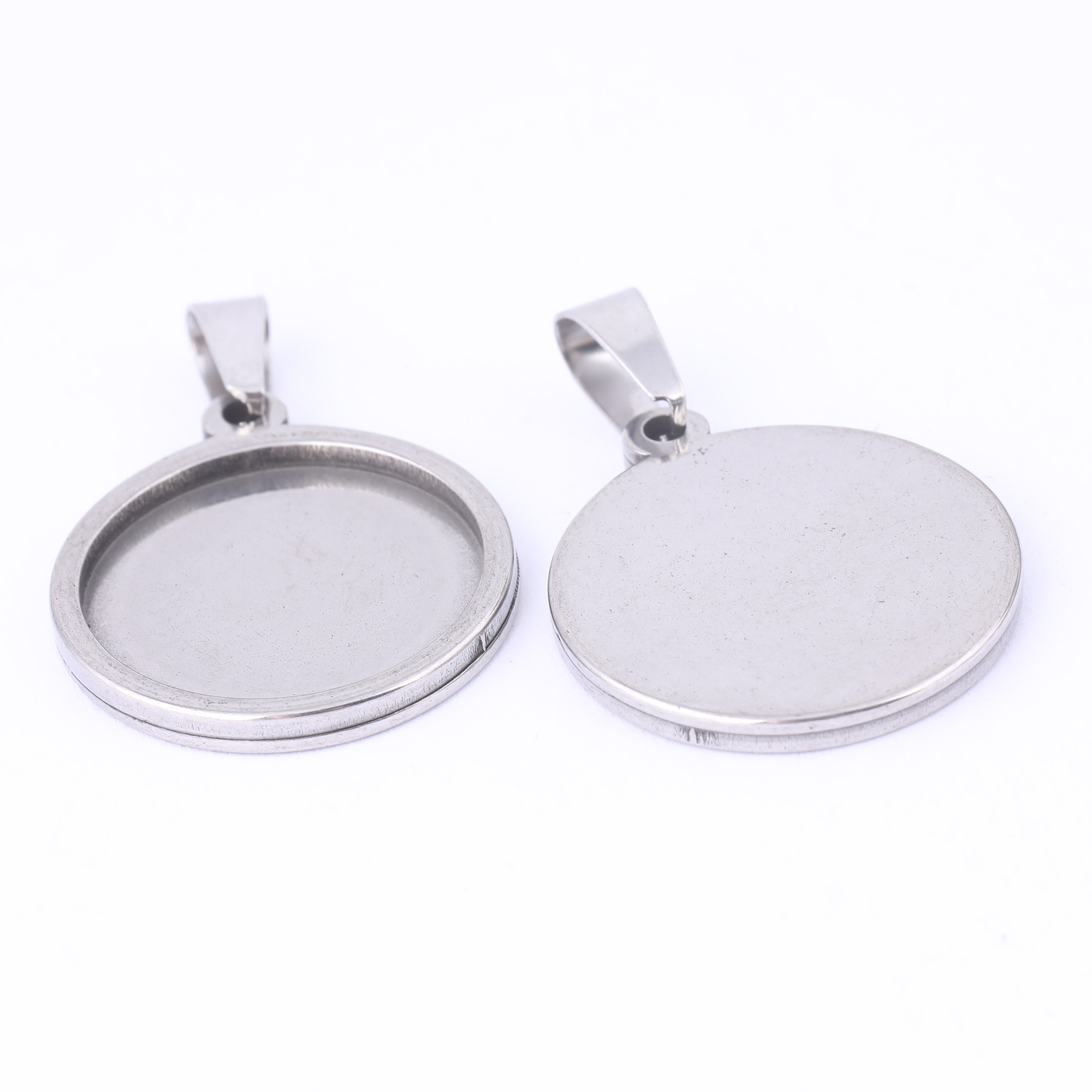 5pcs Stainless Steel 16mm 18mm – обзор и цена Bezels Set Pendant